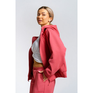 Костюм двойка женский 979 скуба (р-ры: 42-52) коралл Костюм двойка женский 979 скуба (р-ры: 42-52) коралл