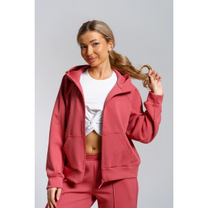 Костюм двойка женский 979 скуба (р-ры: 42-52) коралл Костюм двойка женский 979 скуба (р-ры: 42-52) коралл