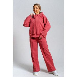 Костюм двойка женский 979 скуба (р-ры: 42-52) коралл Костюм двойка женский 979 скуба (р-ры: 42-52) коралл