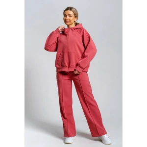 Костюм двойка женский 979 скуба (р-ры: 42-52) коралл Костюм двойка женский 979 скуба (р-ры: 42-52) коралл