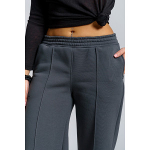 Брюки женские 980 футер 3-х нитка с начёсом пенье (р-ры: 44-58) серый Брюки женские 980 футер 3-х нитка с начёсом пенье (р-ры: 44-58) серый