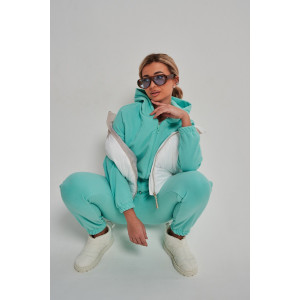 Костюм двойка женский 964 флис пенье антипилинг (р-ры: 44-58) ментол Костюм двойка женский 964 флис пенье антипилинг (р-ры: 44-58) ментол