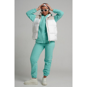 Костюм двойка женский 964 флис пенье антипилинг (р-ры: 44-58) ментол Костюм двойка женский 964 флис пенье антипилинг (р-ры: 44-58) ментол