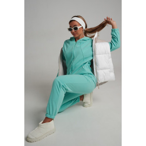 Костюм двойка женский 964 флис пенье антипилинг (р-ры: 44-58) ментол Костюм двойка женский 964 флис пенье антипилинг (р-ры: 44-58) ментол