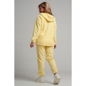 Костюм двойка женский 964 флис пенье антипилинг (р-ры: 44-58) желтый Костюм двойка женский 964 флис пенье антипилинг (р-ры: 44-58) желтый