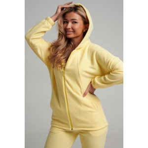 Костюм двойка женский 964 флис пенье антипилинг (р-ры: 44-58) желтый Костюм двойка женский 964 флис пенье антипилинг (р-ры: 44-58) желтый