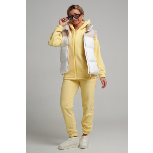 Костюм двойка женский 964 флис пенье антипилинг (р-ры: 44-58) желтый Костюм двойка женский 964 флис пенье антипилинг (р-ры: 44-58) желтый