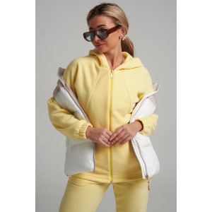 Костюм двойка женский 964 флис пенье антипилинг (р-ры: 44-58) желтый Костюм двойка женский 964 флис пенье антипилинг (р-ры: 44-58) желтый