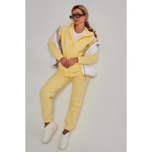Костюм двойка женский 964 флис пенье антипилинг (р-ры: 44-58) желтый Костюм двойка женский 964 флис пенье антипилинг (р-ры: 44-58) желтый