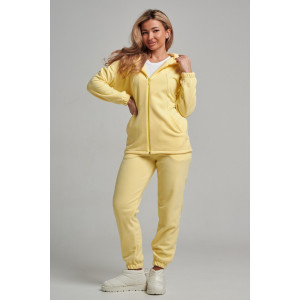 Костюм двойка женский 964 флис пенье антипилинг (р-ры: 44-58) желтый Костюм двойка женский 964 флис пенье антипилинг (р-ры: 44-58) желтый