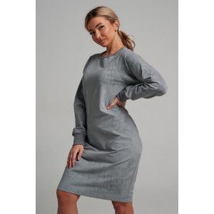 Платье женское 976 футер 2-х нитка пенье винтаж (р-ры: 44-56) серый винтаж Платье женское 976 футер 2-х нитка пенье винтаж (р-ры: 44-56) серый винтаж