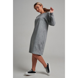 Платье женское 976 футер 2-х нитка пенье винтаж (р-ры: 44-56) серый винтаж Платье женское 976 футер 2-х нитка пенье винтаж (р-ры: 44-56) серый винтаж