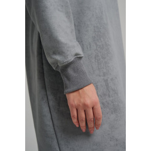 Платье женское 976 футер 2-х нитка пенье винтаж (р-ры: 44-56) серый винтаж Платье женское 976 футер 2-х нитка пенье винтаж (р-ры: 44-56) серый винтаж