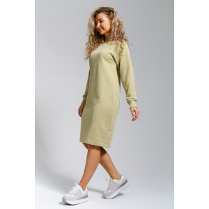 Платье женское 976 трикотаж 3Д (р-ры: 44-56) олива Платье женское 976 трикотаж 3Д (р-ры: 44-56) олива