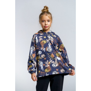 Костюм двойка детский 966Д футер с лайкрой (р-ры: 32-44) фуме Костюм двойка детский 966Д футер с лайкрой (р-ры: 32-44) фуме