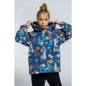 Костюм двойка детский 966Д футер с лайкрой (р-ры: 32-44) бирюза Костюм двойка детский 966Д футер с лайкрой (р-ры: 32-44) бирюза