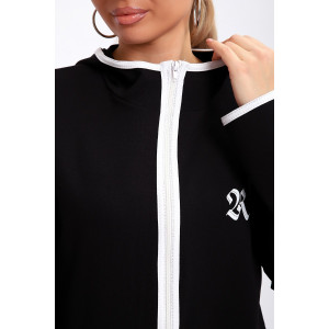 Туника женская №85036 футер 2-х нитка (р-ры: 44-62) черный Туника женская №85036 футер 2-х нитка (р-ры: 44-62) черный