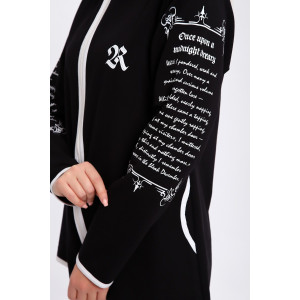 Туника женская №85036 футер 2-х нитка (р-ры: 44-62) черный Туника женская №85036 футер 2-х нитка (р-ры: 44-62) черный