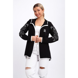 Туника женская №85036 футер 2-х нитка (р-ры: 44-62) черный Туника женская №85036 футер 2-х нитка (р-ры: 44-62) черный