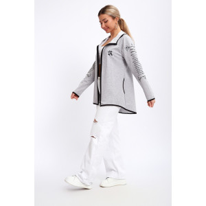 Туника женская №85036 футер 2-х нитка (р-ры: 44-62) серый Туника женская №85036 футер 2-х нитка (р-ры: 44-62) серый