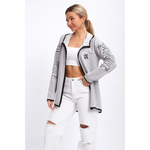 Туника женская №85036 футер 2-х нитка (р-ры: 44-62) серый Туника женская №85036 футер 2-х нитка (р-ры: 44-62) серый