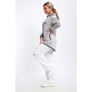 Туника женская №85036 футер 2-х нитка (р-ры: 44-62) серый Туника женская №85036 футер 2-х нитка (р-ры: 44-62) серый