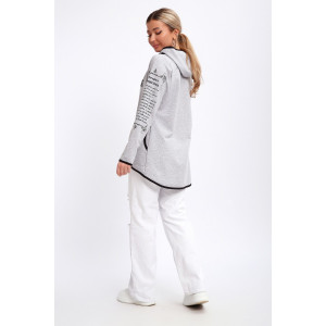 Туника женская №85036 футер 2-х нитка (р-ры: 44-62) серый Туника женская №85036 футер 2-х нитка (р-ры: 44-62) серый