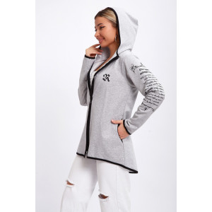 Туника женская №85036 футер 2-х нитка (р-ры: 44-62) серый Туника женская №85036 футер 2-х нитка (р-ры: 44-62) серый