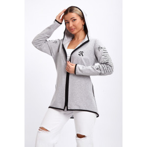 Туника женская №85036 футер 2-х нитка (р-ры: 44-62) серый Туника женская №85036 футер 2-х нитка (р-ры: 44-62) серый