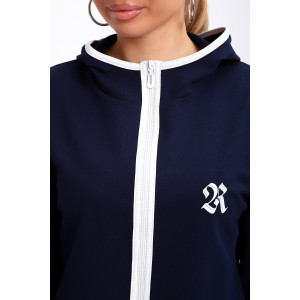 Туника женская №85036 футер 2-х нитка (р-ры: 44-62) темно-синий Туника женская №85036 футер 2-х нитка (р-ры: 44-62) темно-синий