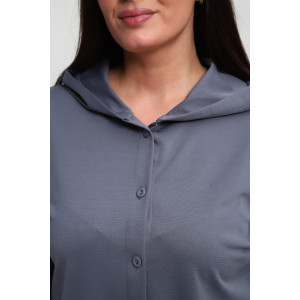 Рубашка женская №31987 академик (р-ры: 48-58) серый Рубашка женская №31987 академик (р-ры: 48-58) серый