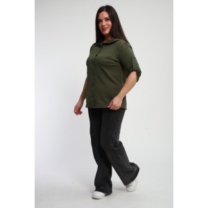 Рубашка женская №31987 академик (р-ры: 48-58) хаки Рубашка женская №31987 академик (р-ры: 48-58) хаки