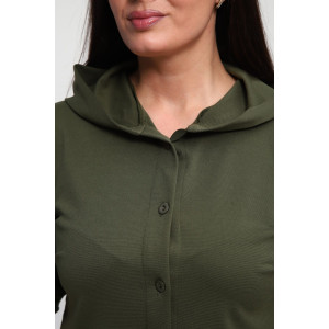 Рубашка женская №31987 академик (р-ры: 48-58) хаки Рубашка женская №31987 академик (р-ры: 48-58) хаки