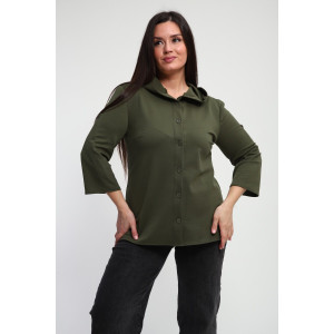 Рубашка женская №31987 академик (р-ры: 48-58) хаки Рубашка женская №31987 академик (р-ры: 48-58) хаки