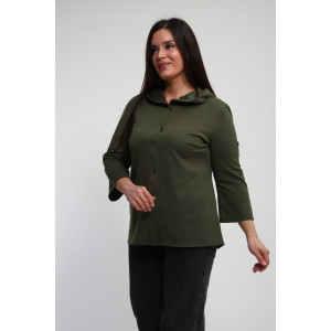 Рубашка женская №31987 академик (р-ры: 48-58) хаки Рубашка женская №31987 академик (р-ры: 48-58) хаки