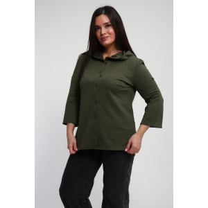 Рубашка женская №31987 академик (р-ры: 48-58) хаки Рубашка женская №31987 академик (р-ры: 48-58) хаки