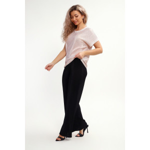 Блузка женская №32741 атлас стрейч (р-ры: 46-56) экрю Блузка женская №32741 атлас стрейч (р-ры: 46-56) экрю