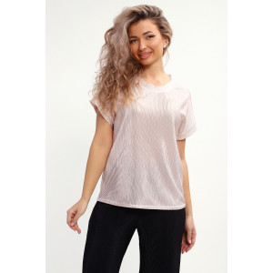 Блузка женская №32741 атлас стрейч (р-ры: 46-56) экрю Блузка женская №32741 атлас стрейч (р-ры: 46-56) экрю