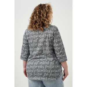 Рубашка женская №83605 кулирка (р-ры: 54-68) серый Рубашка женская №83605 кулирка (р-ры: 54-68) серый