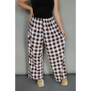 Костюм двойка женский К-02 кулирка (р-ры: 64-78) коричневый Костюм двойка женский К-02 кулирка (р-ры: 64-78) коричневый