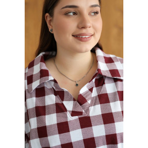 Костюм двойка женский К-02 кулирка (р-ры: 64-78) бордовый Костюм двойка женский К-02 кулирка (р-ры: 64-78) бордовый