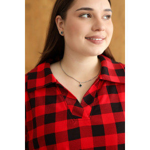 Костюм двойка женский К-02 кулирка (р-ры: 64-78) красный Костюм двойка женский К-02 кулирка (р-ры: 64-78) красный