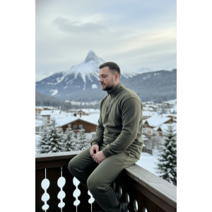 Костюм двойка мужской №52722 флис-кашкорсе (р-ры: 48-58) хаки Костюм двойка мужской №52722 флис-кашкорсе (р-ры: 48-58) хаки