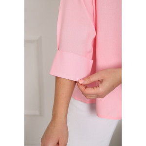 Рубашка женская №1097 штапель (р-ры: 46-54) розовый Рубашка женская №1097 штапель (р-ры: 46-54) розовый