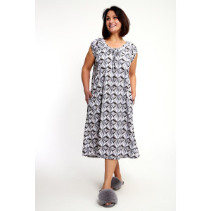 Сорочка женская №88131 кулирка (р-ры: 60-66) серый Сорочка женская №88131 кулирка (р-ры: 60-66) серый