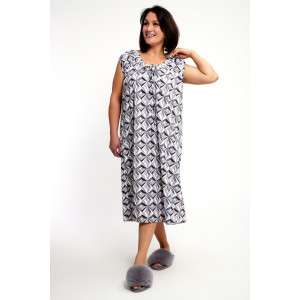 Сорочка женская №88131 кулирка (р-ры: 60-66) серый Сорочка женская №88131 кулирка (р-ры: 60-66) серый