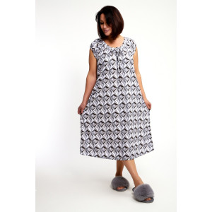 Сорочка женская №88131 кулирка (р-ры: 60-66) серый Сорочка женская №88131 кулирка (р-ры: 60-66) серый