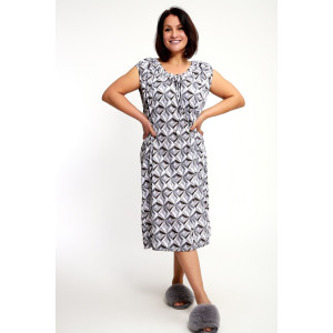 Сорочка женская №88131 кулирка (р-ры: 60-66) серый Сорочка женская №88131 кулирка (р-ры: 60-66) серый