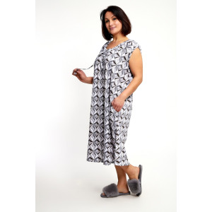 Сорочка женская №88131 кулирка (р-ры: 60-66) серый Сорочка женская №88131 кулирка (р-ры: 60-66) серый