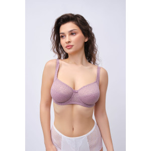 Бюстгальтер женский OIRO кружевной 2805 Molly лиловый Бюстгальтер женский OIRO кружевной 2805 Molly лиловый